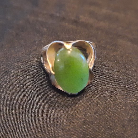 Vintage jade ring - Picture 4 of 4